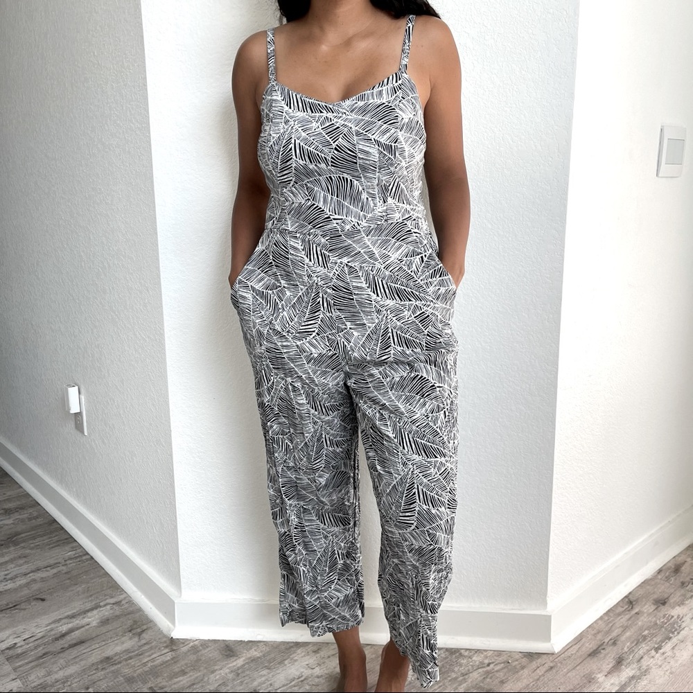 Tropical Patterned Jumpsuit